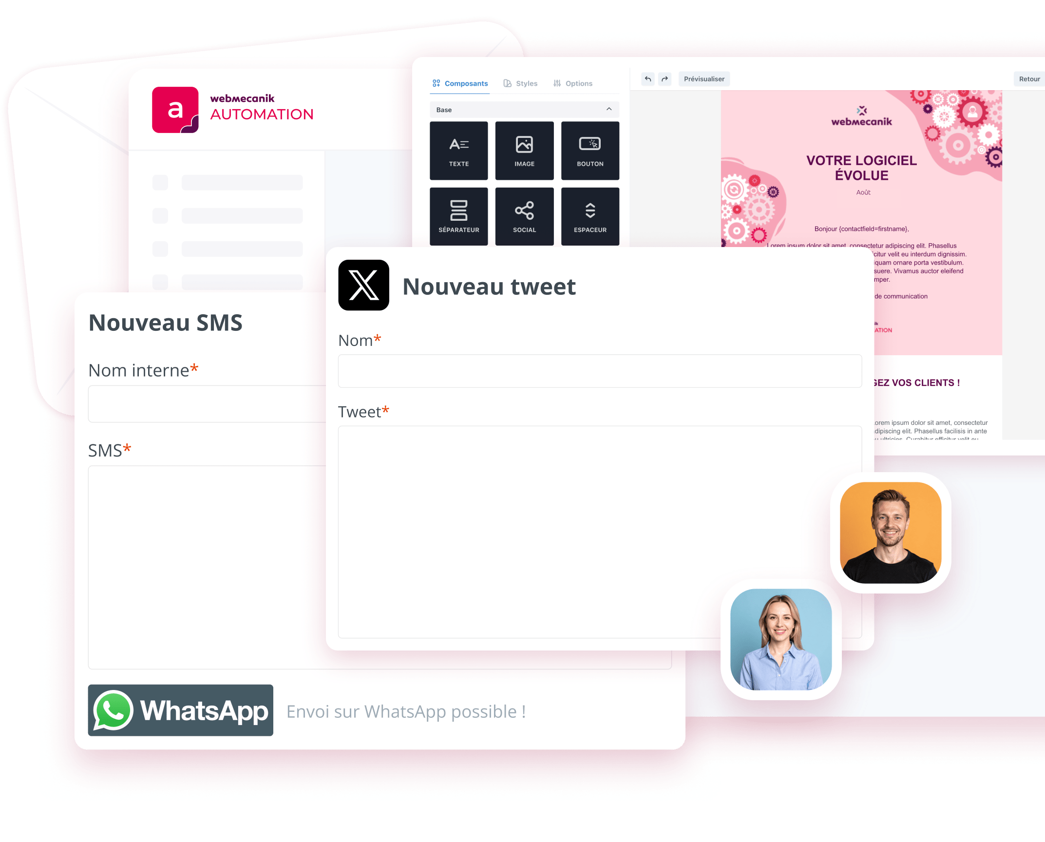 Communication multicanale