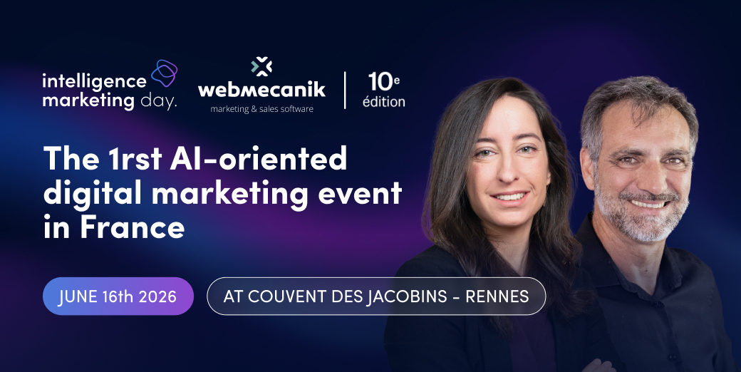 webmecanik sera présent à l'Intelligence Marketing Day 2026 à Rennes