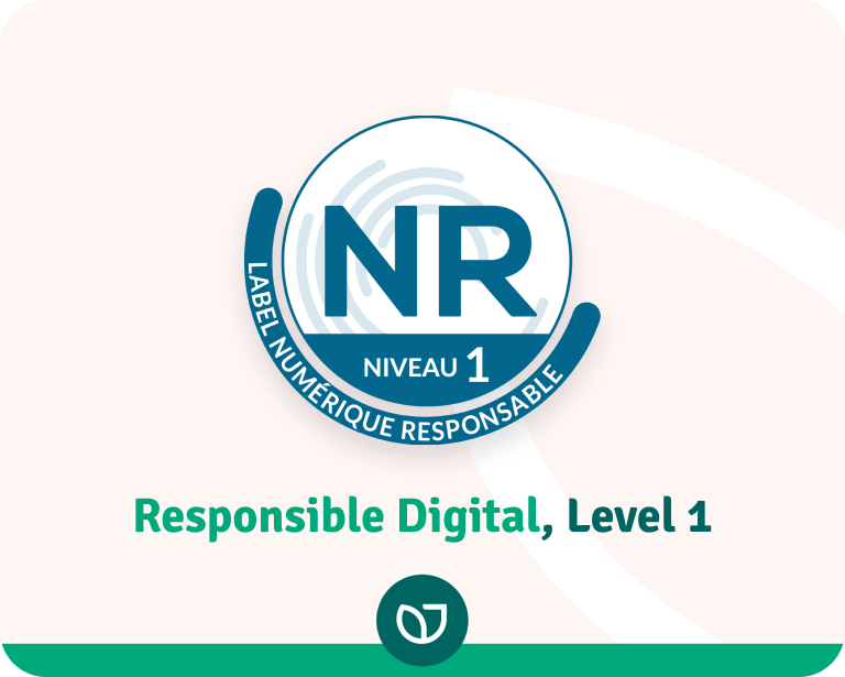 webmecanik officiellement labellisée Numérique responsable de niveau 1