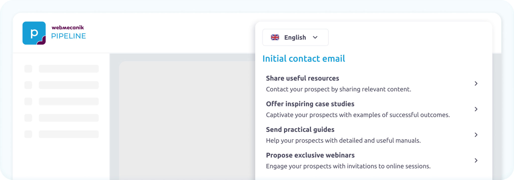 Email templates crm